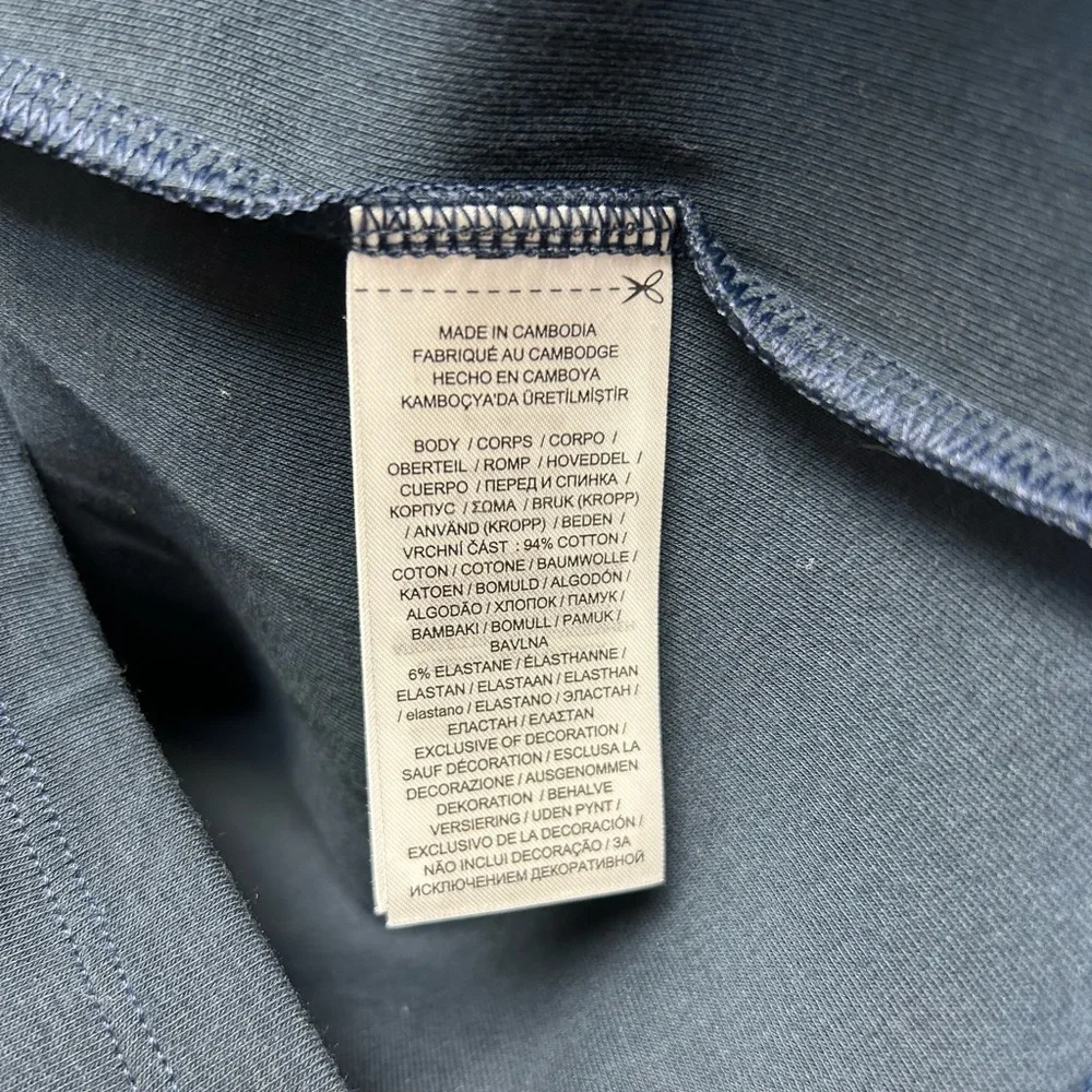 Lauren Ralph Lauren (Black Label) Navy Short Sleeve Tee - Picture 6 of 6